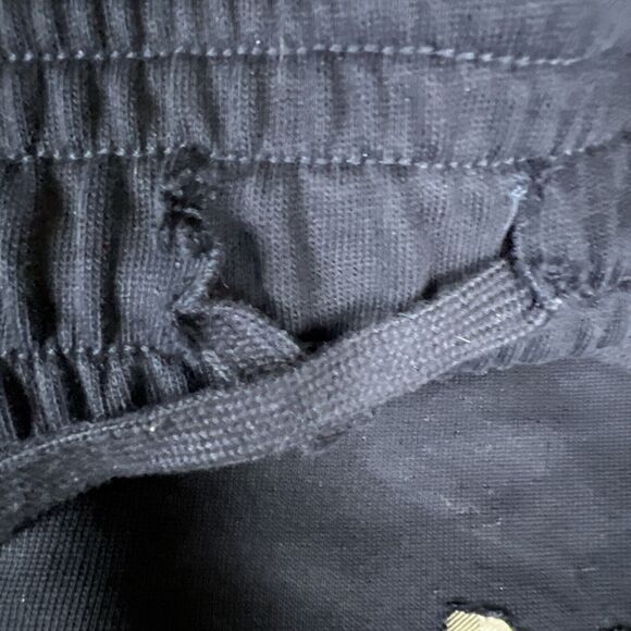 Burberry Men’s Shorts Black Size Small London England Knight Logo Draw String - Picture 2 of 16